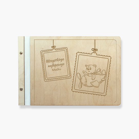 Fa album Medve, 34x23 cm