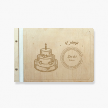 Fa album Születésnap, 34x23 cm
