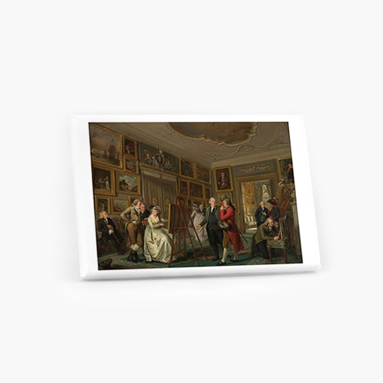 Kép, Jan Gildemeester Jansz Művészeti Galériája, Adriaan de Lelie, 1794-1795, 30x20 cm