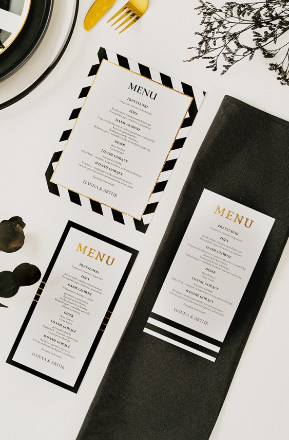 Menü, Elegáns kollekció - 3. verzió