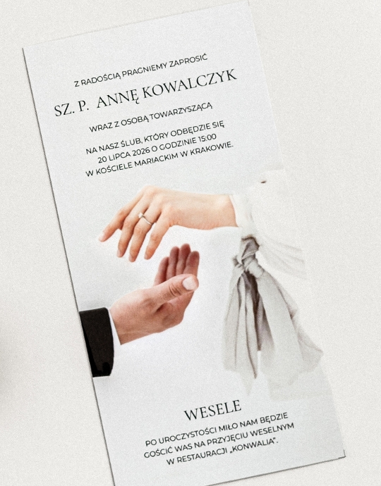Meghívás, Minimalista kollekció
