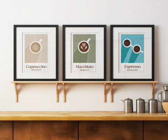 Poszter,  Kávé - Macchiato, 30x40