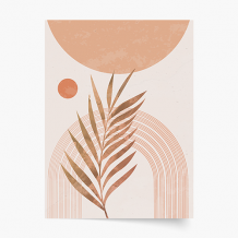 Poszter, Egyszerű kollekció - terrakotta, 50x70