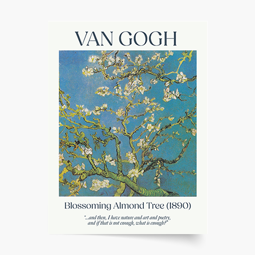Poszter, Van Gogh - Mandulafa, 60x80