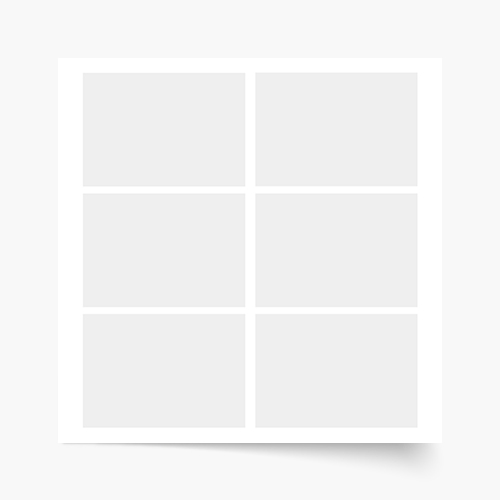 Poszter, A posztered, 6 darab, 50x50
