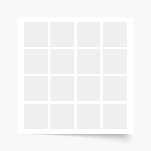 Poszter, A posztered, 16 darab, 40x40