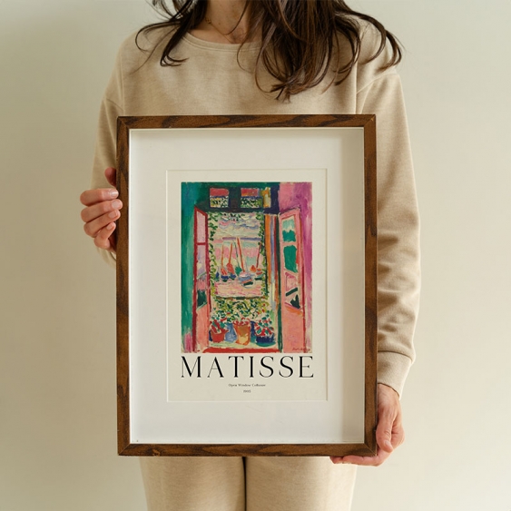 Poszter, Matisse - Nyitott ablak, 30x40
