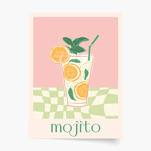 Poszter, Mojito, 50x70