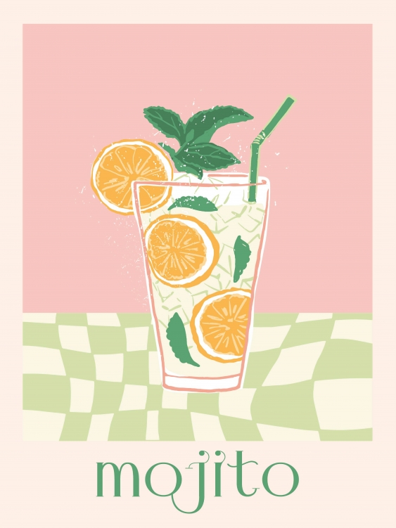 Poszter, Mojito, 30x40