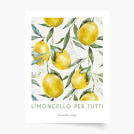 Poszter, Limoncello Olaszország, 21x30