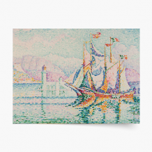 Poszter, P. Signac „Antibes – Reggel”, 60x40