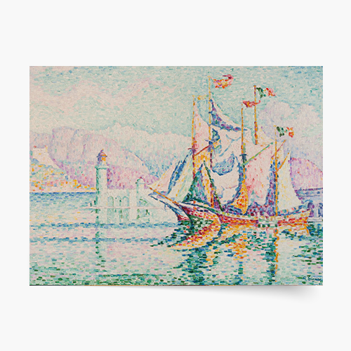 Poszter, P. Signac „Antibes – Reggel”, 60x40