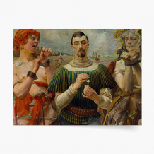 Poszter, J. Malczewski "Lengyel Hamlet – Aleksander Wielopolski portréja", 100x70