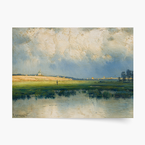 Poszter, K. Krzyżycki „Tájkép”, 70x50
