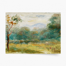 Poszter, A. Pierre-Renoir "Táj Dél-Franciaországban (Cagnes-sur-Mer)", 40x30