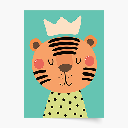Poszter, Tigris, 21x30
