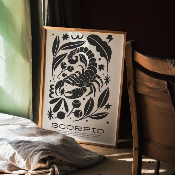 Poszter, Skorpió, 30x40