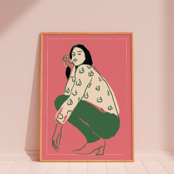 Poszter, Nő - Divat III, 50x70