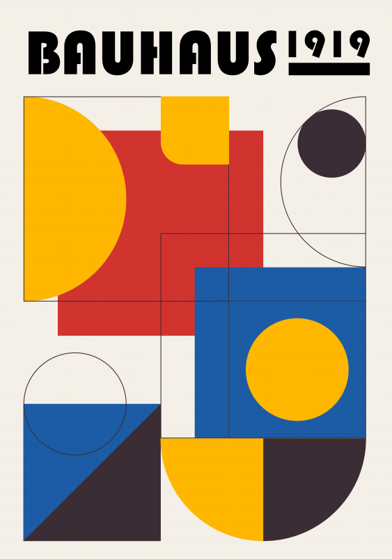 Poszter, Bauhaus I., 30x40