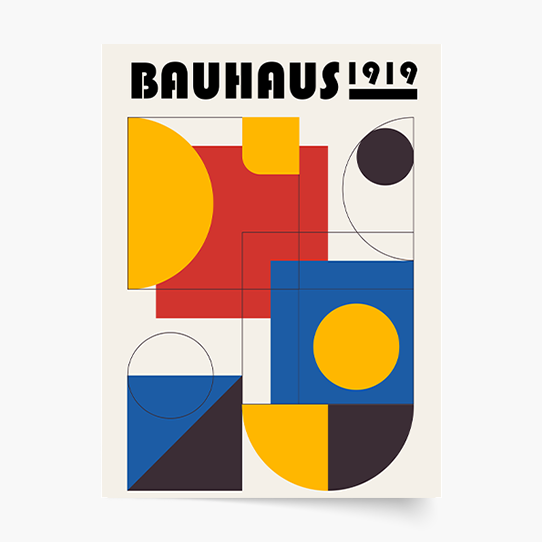Poszter, Bauhaus I., 21x30