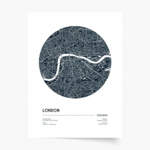 Poszter, Térképek: London, 21x30