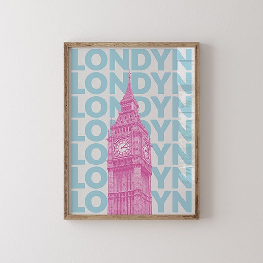Poszter, Város: London, 30x40