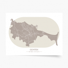 Poszter, Lengyel városok: Gdańsk, 40x30