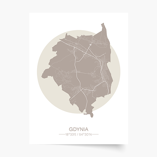 Poszter, Lengyel városok: Gdynia, 21x30