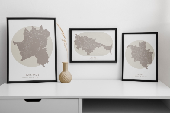 Poszter, Lengyel városok: Katowice, 30x40