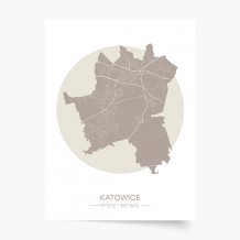 Poszter, Lengyel városok: Katowice, 21x30