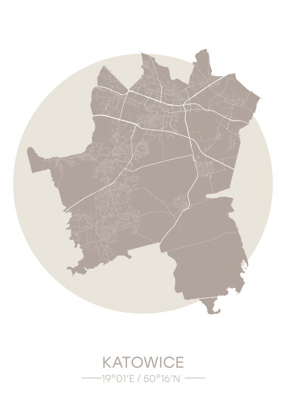 Poszter, Lengyel városok: Katowice, 30x40