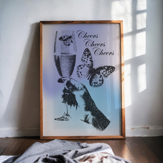 Poszter, Vintage: Egészségünkre, 30x40