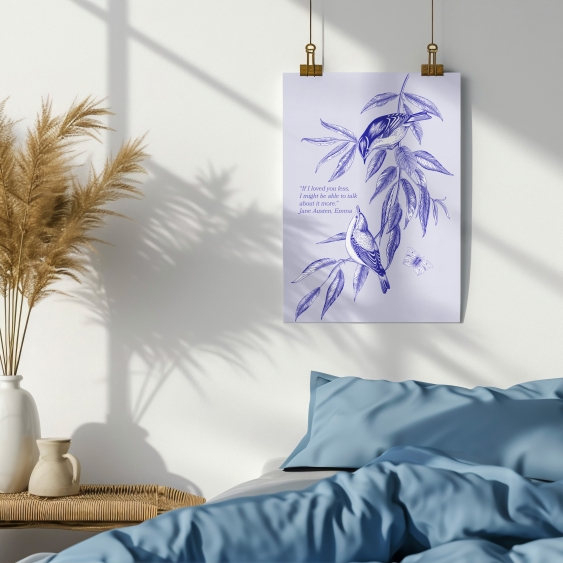 Poszter, Madarak: Gally, 30x40