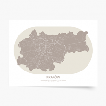Poszter, Lengyel városok: Krakkó, 40x30