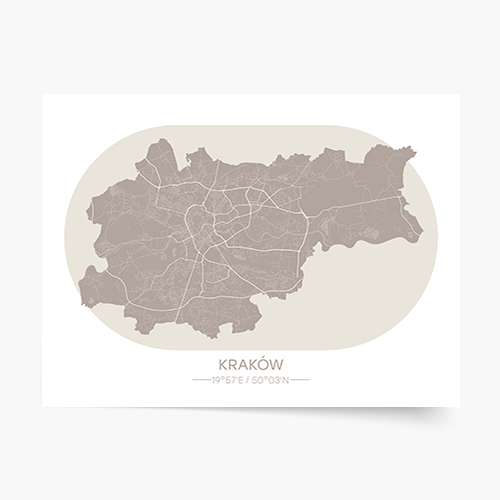 Poszter, Lengyel városok: Krakkó, 40x30