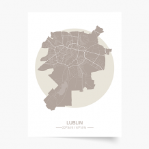 Poszter, Lengyel városok: Lublin, 21x30