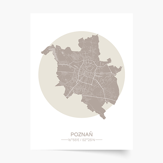 Poszter, Lengyel városok: Poznań, 21x30