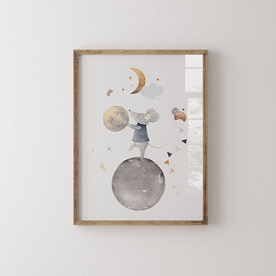 Poszter, Éjszaka: Egér 2, 30x40