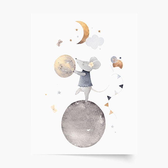 Poszter, Éjszaka: Egér 2, 21x30