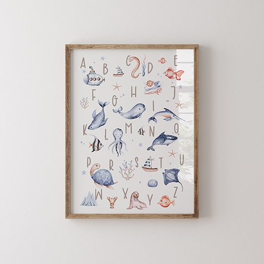 Poszter, Ábécé: Óceánfiú, 30x40