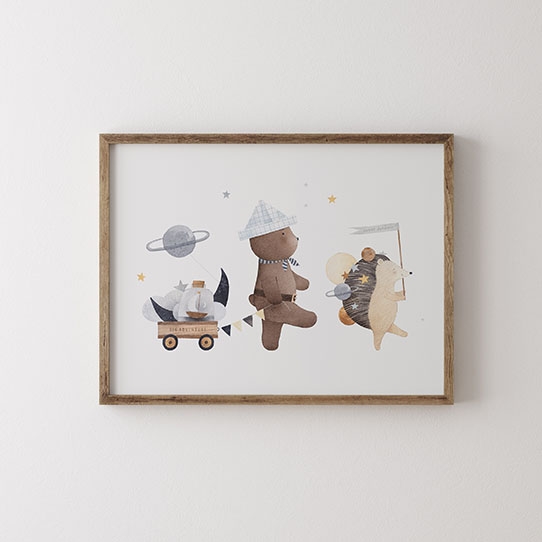 Poszter, Éjszaka: Állatok, 30x21