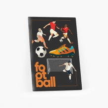 Kép, Futball IV., 20x30 cm