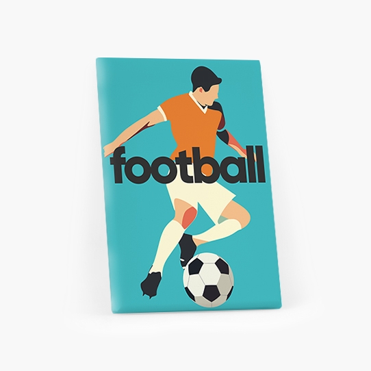 Kép, Futball III, 20x30 cm