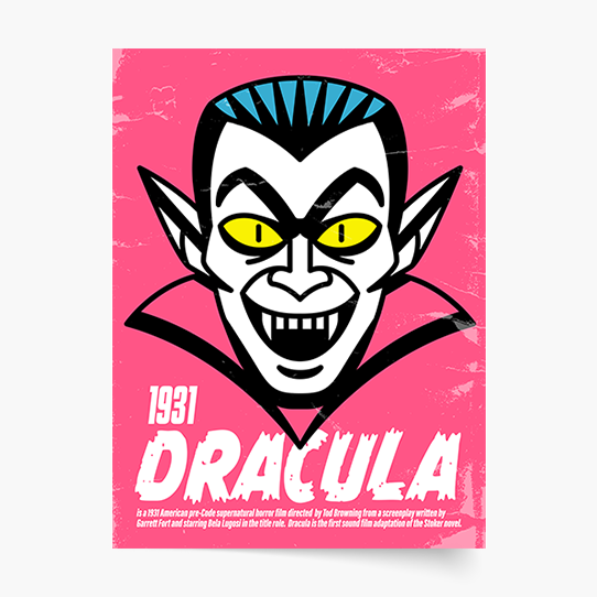 Poszter, Horror: Drakula, 21x30