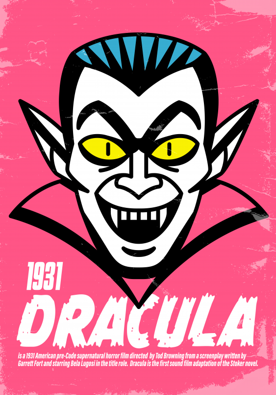 Poszter, Horror: Drakula, 30x40