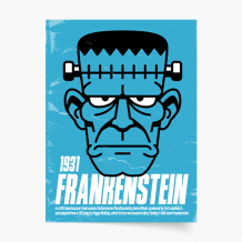 Poszter, Horror: Frankenstein, 30x40