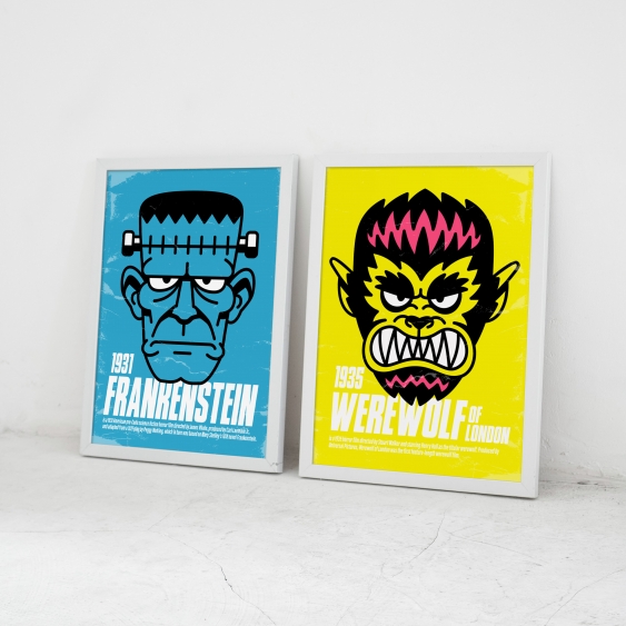 Poszter, Horror: Frankenstein, 30x40