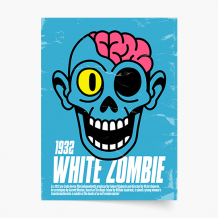Poszter, Horror: Fehér zombi, 21x30