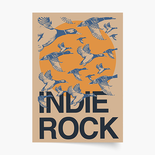 Poszter, Indie rockzene, 21x30