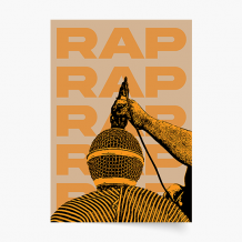 Poszter, Rapzene, 21x30